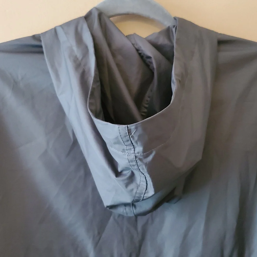 Patagonia Rain Jacket  Windbreaker Hooded Gray Full Zip Mens Size S - Picture 8 of 12